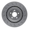 GeoSpec-Coated Drilled Rotor, 2003-2011 Mercedes-Benz, Position: Rear - image 2