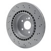 GeoSpec-Coated Drilled Rotor, 2003-2011 Mercedes-Benz, Position: Rear - image 4
