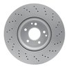 GeoSpec-Coated Drilled Rotor, 2003-2011 Mercedes-Benz, Position: Front - image 3