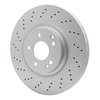 GeoSpec-Coated Drilled Rotor, 2003-2011 Mercedes-Benz, Position: Front - image 4