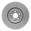 GeoSpec-Coated Drilled Rotor, 2007-2014 Mercedes-Benz, Position: Front - image 3
