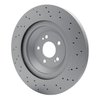 GeoSpec-Coated Drilled Rotor, 2015-2017 Mercedes-Benz, Position: Rear - image 4