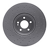 GeoSpec-Coated Drilled Rotor, Fits Select Mercedes-Benz, Position: Front - image 1
