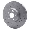 GeoSpec-Coated Drilled Rotor, Fits Select Mercedes-Benz, Position: Front - image 4