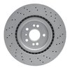 GeoSpec-Coated Drilled Rotor, 2012-2019 Mercedes-Benz, Position: Front - image 3