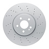GeoSpec-Coated Drilled Rotor, Fits Select Mercedes-Benz, Position: Front - image 1