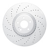 GeoSpec-Coated Drilled Rotor, Fits Select Mercedes-Benz, Position: Front