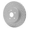 GeoSpec-Coated Drilled Rotor, 2008-2014 Lexus/Toyota/Scion, Position: Rear - image 1