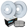 GEO-Carbon Brake Rotor Set w/Euro Ceramic Pads, 2006-2009 Mercedes-Benz, Position: Front - image 1