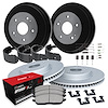 GEO-Carbon Brake Rotor & Drum Set w/Optimum OE Pads, Shoes, & Hardware, 2003-2004 Ford/Lincoln/Mercury/Mazda - image 1