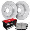 GEO-Carbon Brake Rotor Set w/Optimum OE Pads, Fits Select Kia/Hyundai/Genesis, Position: Rear - image 1