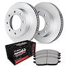 GEO-Carbon Brake Rotor Set w/Performance Off-Road/Tow Pads, 2003-2008 Mopar, Position: Front - image 1