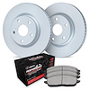 GEO-Carbon Brake Rotor Set w/Performance Off-Road/Tow Pads, Fits Select Mopar, Position: Front - image 1