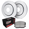 GEO-Carbon Brake Rotor Set w/Performance Off-Road/Tow Pads, 2015-2020 GM, Position: Front - image 1