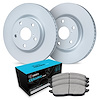 GEO-Carbon Brake Rotor Set w/Ceramic Pads, 2006-2009 Mercedes-Benz, Position: Front - image 1