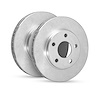 E-Line Blank Brake Rotor Set, Fits Select Mercedes-Benz, Position: Rear