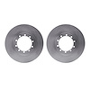 E-Line Blank Brake Rotor Set, 2007-2013 Ford/Lincoln/Mercury/Mazda, Position: Rear