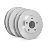 E-Line Blank Brake Rotor & Drum Set, 2000-2005 Mercedes-Benz, Position: Front & Rear