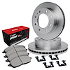 E-Line Blank Brake Rotor Set w/Optimum OE Pads & Hardware, 1999-1999 Ford/Lincoln/Mercury/Mazda, Position: Front - image 1