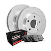 E-Line Blank Brake Rotor Set w/Performance Off-Road/Tow Pads, 2000-2002 Mopar, Position: Front - image 1