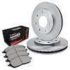 E-Line Blank Brake Rotor Set w/Performance Off-Road/Tow Pads, 2004-2008 Ford/Lincoln/Mercury/Mazda, Position: Front - image 1