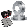 E-Line Blank Brake Rotor Set w/Performance Off-Road/Tow Pads, 1981-1985 Lexus/Toyota/Scion, Position: Front - image 1
