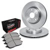 E-Line Blank Brake Rotor Set w/Performance Off-Road/Tow Pads, 2004-2008 Lexus/Toyota/Scion, Position: Front - image 2