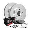 E-Line Blank Brake Rotor Set w/Performance Off-Road/Tow Pads, Sensor, & Hardware, Fits Select GM, Position: Front - image 1