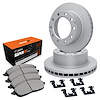 E-Line Blank Brake Rotor Set w/Super-Duty Pads & Hardware, 1994-2000 GM, Position: Rear - image 1