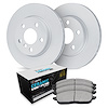 GEO-Carbon Brake Rotor Set w/Euro Ceramic Pads, 1998-1998 Audi/Porsche/Volkswagen, Position: Rear - image 1