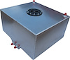 2100A Aluminum Fuel Cell, 10-Gallon, Natural Finish, No Sending Unit - image 1