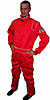 sm Red 1-pc Multi Layer Euro Style Driving Suit - image 1