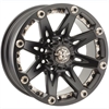 Jester Style Flat Black Wheel w/ Camo Accents Size: 17" x 9" - image 1