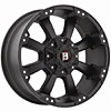Morax Style 845 Flat Black Wheel Size: 17" x 9" - image 1