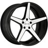 SC005 Gloss Black w/Machined Face Size: 20" x 10" - image 1