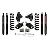 4 in. Suspension Lift Kit for 1980-1996 Bronco with Black MAX Shocks 184BK-B - image 1