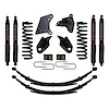 4 in. Suspension Lift Kit for 1980-1996 F-150 with Black MAX Shocks 184P2KS-B - image 1