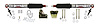 Ford Silver Dual Stabilizer Kit 1997-03 F-150 Pickup 4WD with 6" Lift - image 1