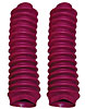 Shock Boots with Ties Raspberry - image 1