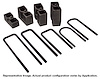 Rear Block & U-Bolt Kit 2000-04 Silverado/Sierra 2500 - image 1