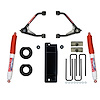 3.500-4.000 In. Upper Control Arm Lift Kit with Hydro7000 Rear Shocks for 2014-2016 GM 1500 4WD - image 1