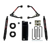 3.500-4.000 In. Upper Control Arm Lift Kit with BlackMax B8500 Rear Shocks - image 1