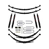 4 in. Suspension Lift Kit for 1968-1972 Blazer Jimmy with Black MAX Shocks C240AJKS-B - image 1