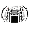Suspension Lift Kit for 1988-1992 with Black MAX Shocks C4626KS-B - image 1