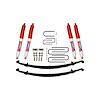5 in. Suspension Lift Kit for Dodge with Nitro Shocks D200BK-N - image 1
