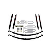 4 in. Suspension Lift Kit for Dodge with Black MAX Shocks D400BK-B - image 1