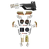 F-1725MSB 2.5 in. Front Leveling Kit Fits Select Ford F-250, F-350 Super Duty Trucks 4WD [Coil Spacers, Shock Extensions] - image 1