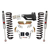 F1725VBK-M Front Leveling Kit Fits Select Ford F-250, F-350 Super Duty Diesel Trucks [M95 Monotube Nitrogen Shocks] - image 1