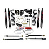 4 in. Suspension Lift Kit for 2005-2007 F-250 with Black MAX Shocks F54024K-B - image 1