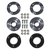 Front/Rear 2 in. Lift Top-Mount Strut Aluminum/Steel Spacer Suspension Lift Kit for Late-Model Ford Bronco - image 1